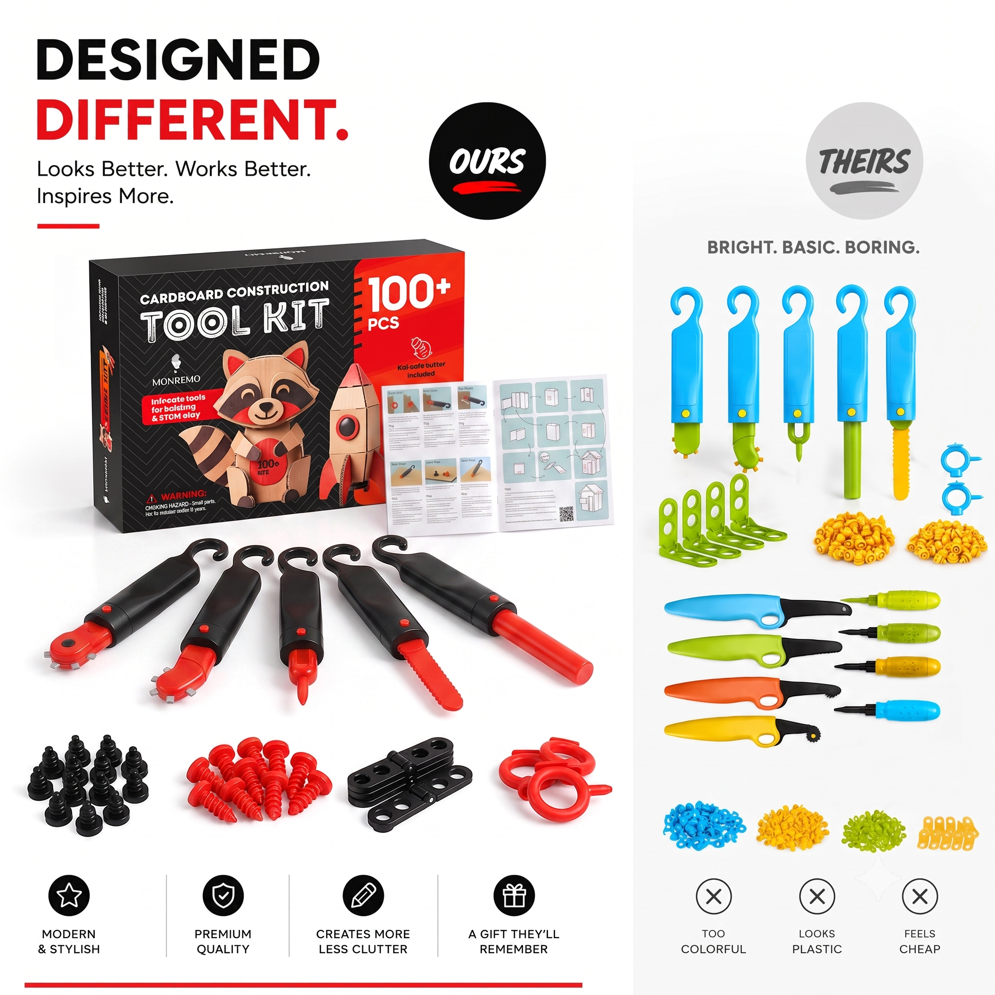 MONREMO cardboard construction tool kit — listing image 7